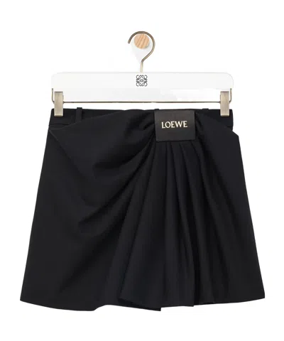 Loewe Pendant Skirt In Black