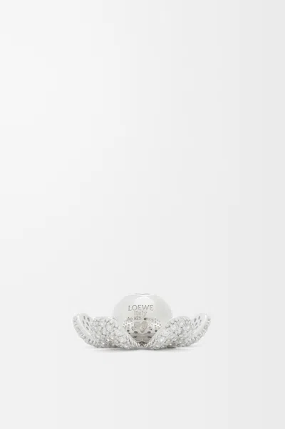 Loewe Pendentif Flower Hat En Argent Sterling Et Cristaux Pour Femme In Metallic