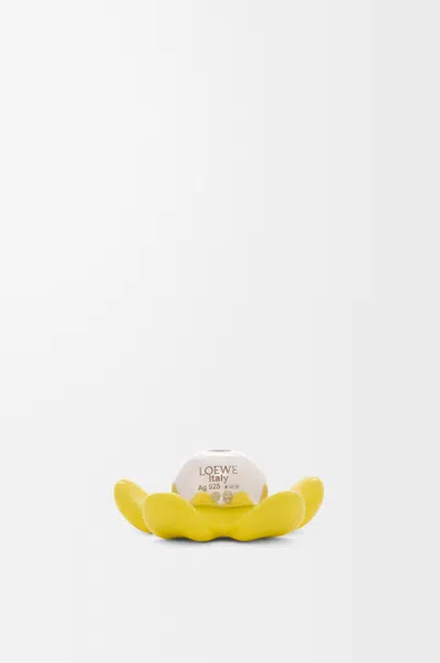 Loewe Pendentif Flower Hat En Argent Sterling Pour Femme In Yellow