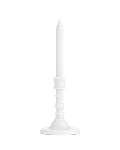 Loewe Perfumes Oregano Wax Scented Candleholder 11.2 Oz. In White
