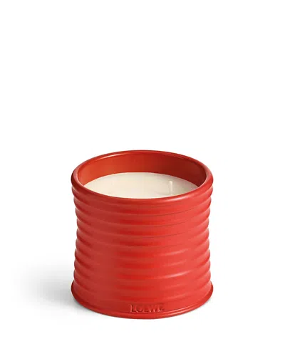 Loewe Perfumes Tomato Leaves Scented Candle 20.7 Oz. In Red