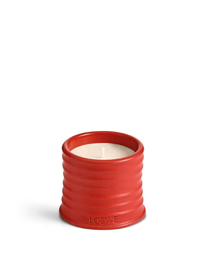 Loewe Perfumes Tomato Leaves Scented Candle 5.8 Oz. In Red