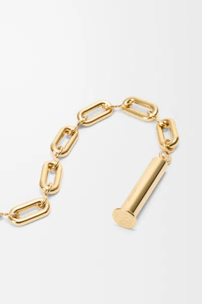 Loewe Personalisation Bar In Metal For Woman In Gold