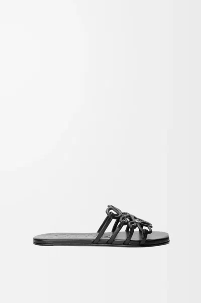 LOEWE LOEWE PETAL ANAGRAM SLIDE SANDALS