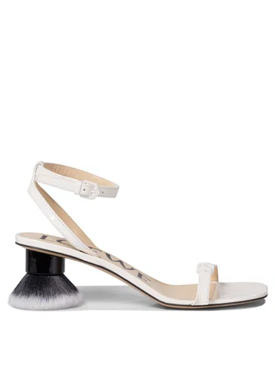Loewe Petal Brush Sandals White