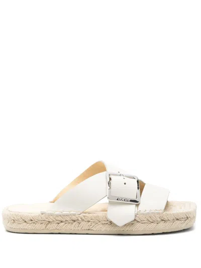 Loewe Petal Leather Sandals