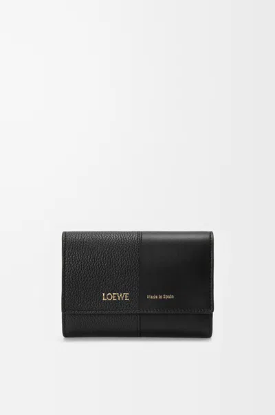 Loewe Leather Wallet In Black