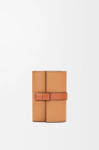 Loewe Petit Portefeuille Vertical En Cuir Grainé Souple Pour Femme In Pattern