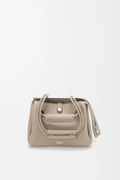 Loewe Medium Madrid Bag In Supple Grained Leather Skin For Woman In Brown