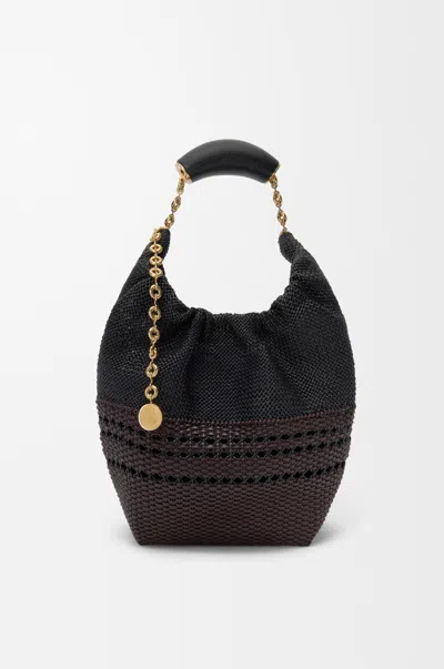 Loewe Small Squeeze Bag In Woven Nappa Leather Skin For Woman In Multi