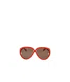 Loewe Aviator Frame Sunglasses In Brown