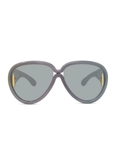 Loewe Pilot Mask Sunglasses In Grey