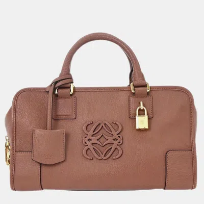Pre-owned Loewe Pink Amazona 28 Handbag