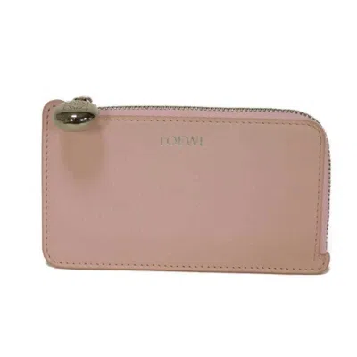 Pre-owned Loewe Pink Coin Purse/coin Case ()