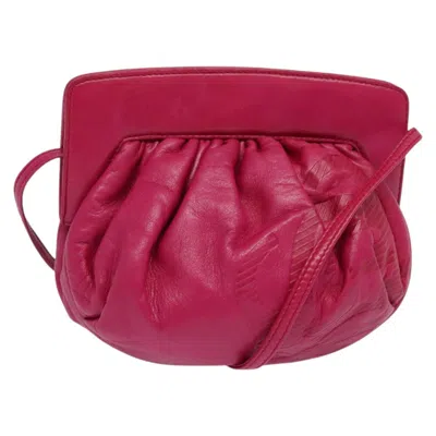 Pre-owned Loewe Pink Leather Shoulder Bag ()