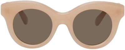 Loewe Pink Tarsier Sunglasses In Brown