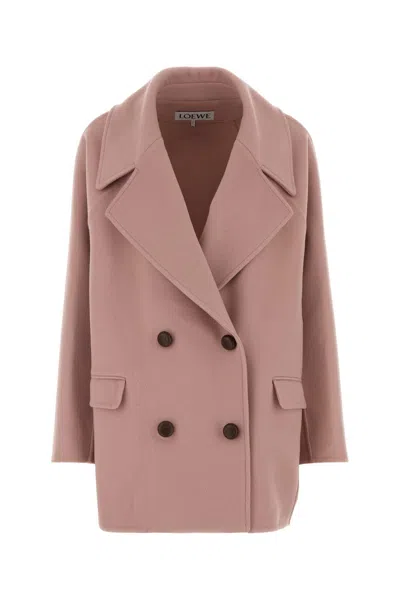 Loewe Pink Wool Coat