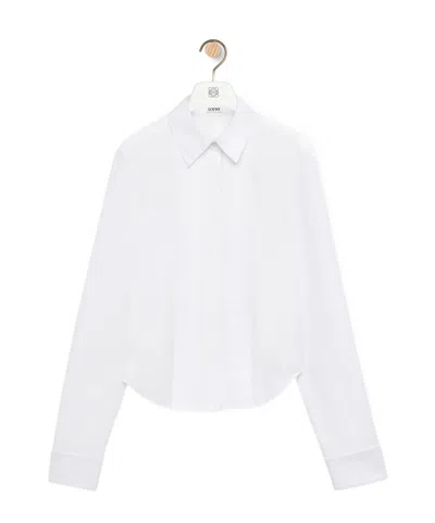 LOEWE LOEWE PLEATED LONG-SLEEVED SHIRT