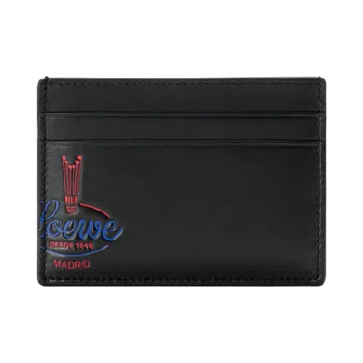 Pre-owned Loewe Plain Cardholder Crown 'black' | Men's Size Onesize