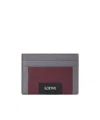 Loewe Plain Cardholder In Nappa Calfskin In Brown