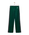 Loewe Plain Jersey Sweatpants In Green
