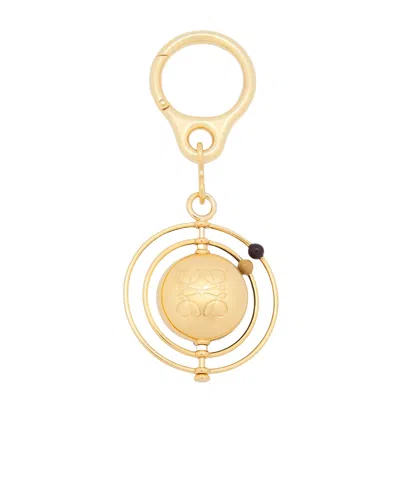 Loewe Planet Pebble Charm In Brown