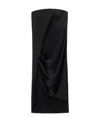 LOEWE BUSTIER DRESS IN CREPE SATIN