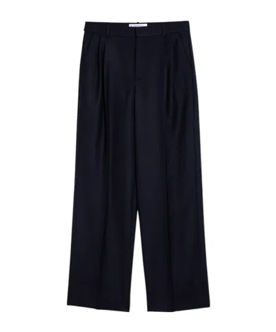 Loewe Pleated Casual Pants In Black