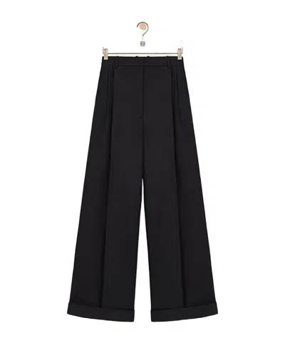 LOEWE PLEATED-CUFFED TROUSERS