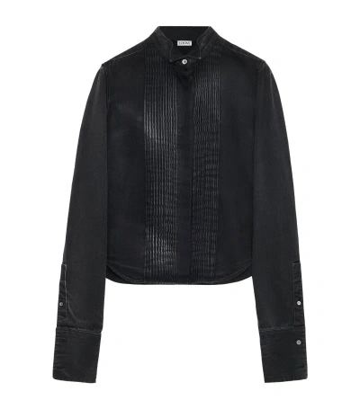 LOEWE LOEWE PLEATED-FRONT SHIRT