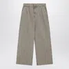 Loewe Pleated Sand-coloured Denim Pants Men
