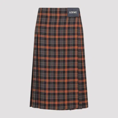 LOEWE PLEATED SKIRT