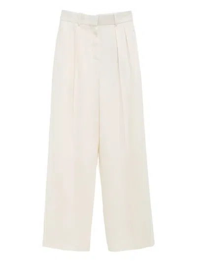 Loewe Pleated Trousers In White