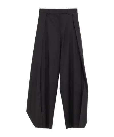 Loewe Pleated Trousers In Black