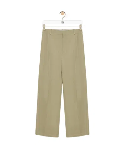 Loewe Pleated Trousers In Nude