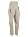 Loewe Tailored Wool Trousers In Neutral