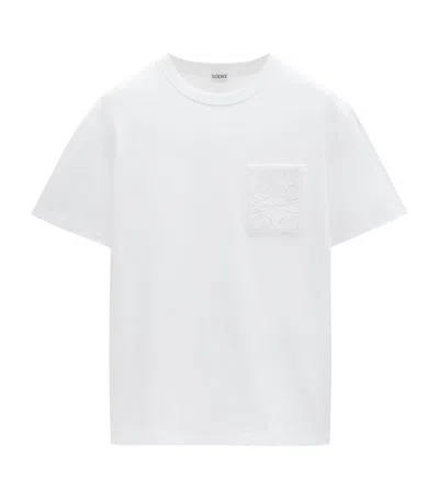 Loewe Pocket Anagram T-shirt In White