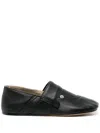 Loewe Pocket-design Flat Loafers In Black