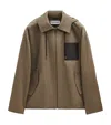 Loewe Hooded Jacket In Green