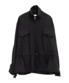 Loewe Pocket Drawstring Jacket In Black
