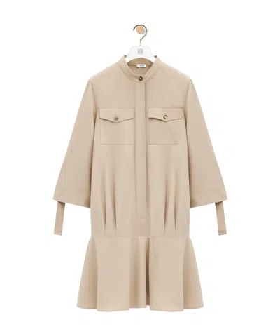 Loewe Pocket Dress In Nude