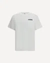 Loewe Logo-embroidered Cotton-blend Jersey T-shirt In White