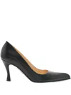 Loewe Pointed-toe Leather Pumps In Black