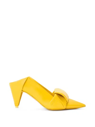 Loewe Pointed-toe Pumps In Yellow