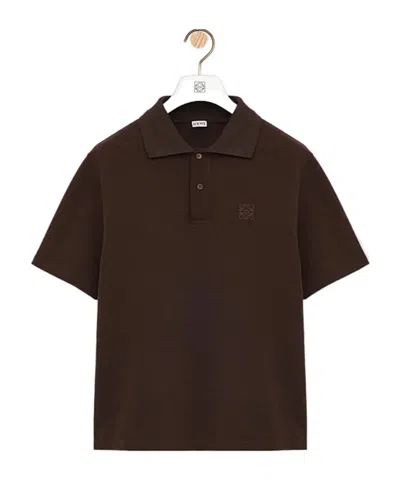 Loewe Polo In Cotton In Brown
