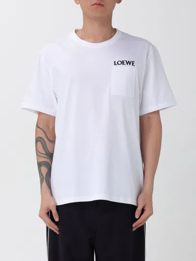 Loewe Polo Shirt Men  In White