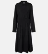 Loewe Polo Midi Dress In Black