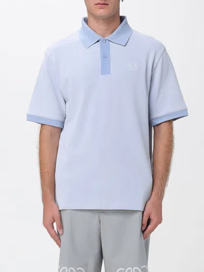 Loewe Polo Shirt Men Gnawed Blue