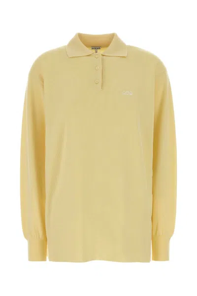 Loewe Polo Sweater In Yellow