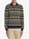 Loewe Autumn-winter Polo Sweater In Green Multi In Green